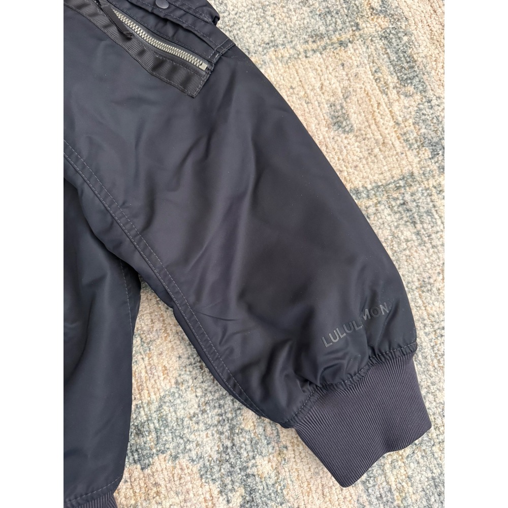Lululemon Oversized Insulated‎ Flight Jacket Black Night / Black Medium NWT - Picture 4 of 6